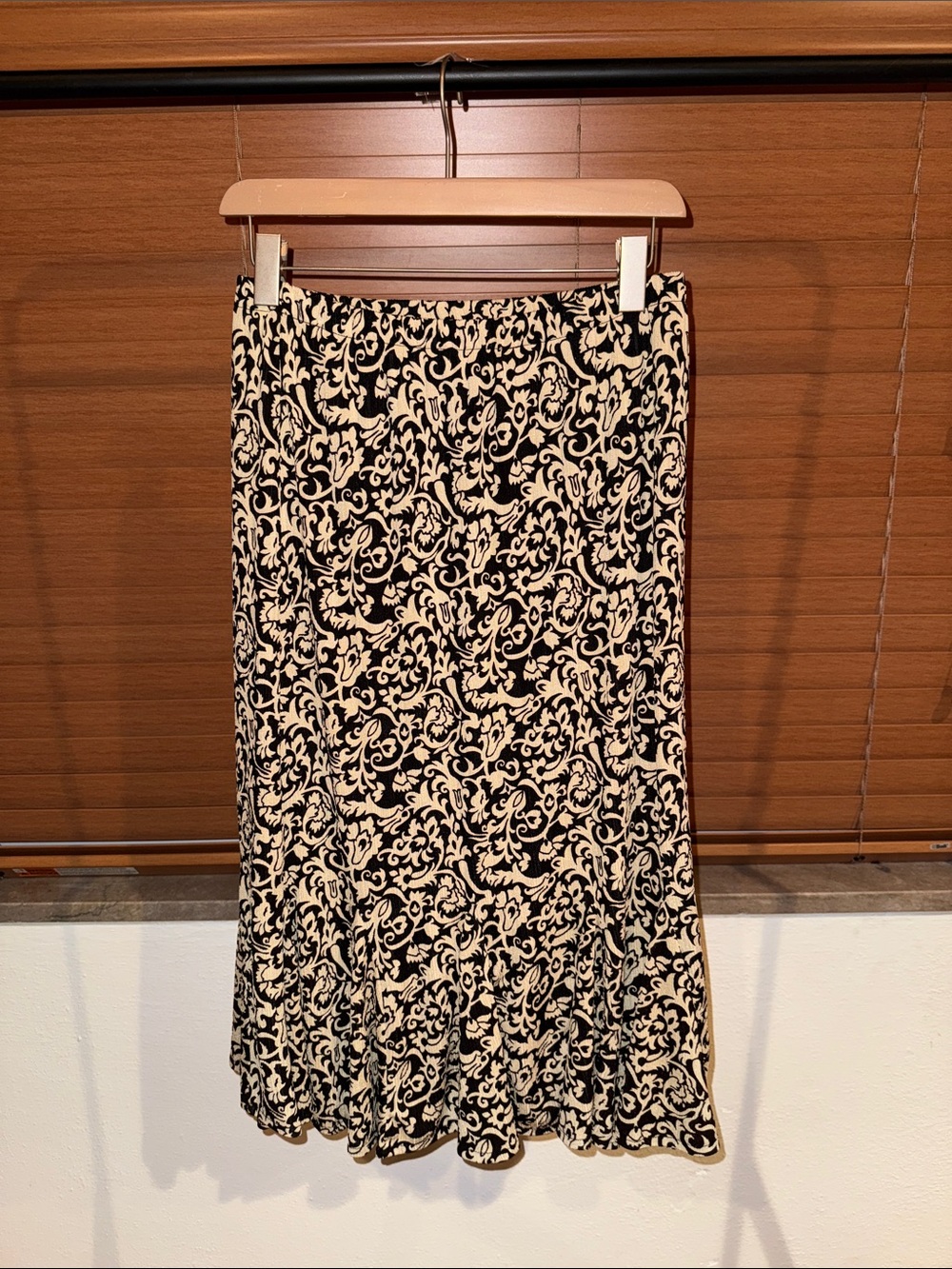Tanjay Vintage Patterned Midi Skirt